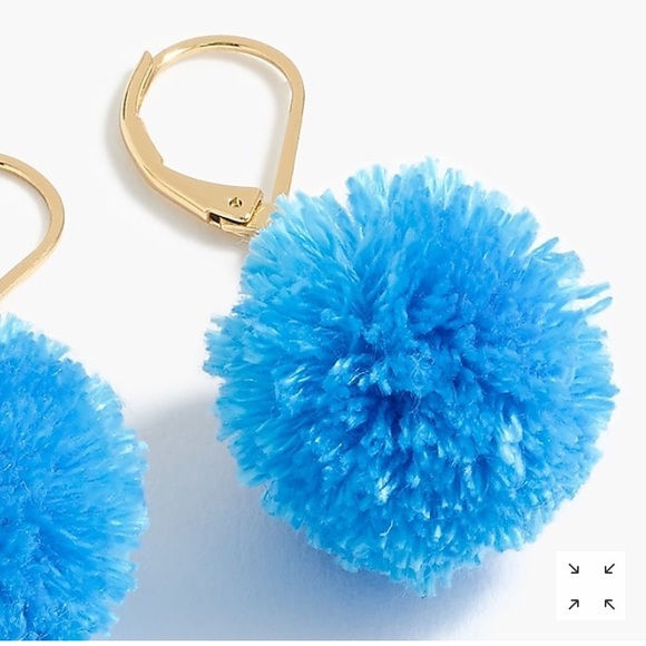 NWT J.Crew • Pom Pom Earrings - Picture 2 of 3